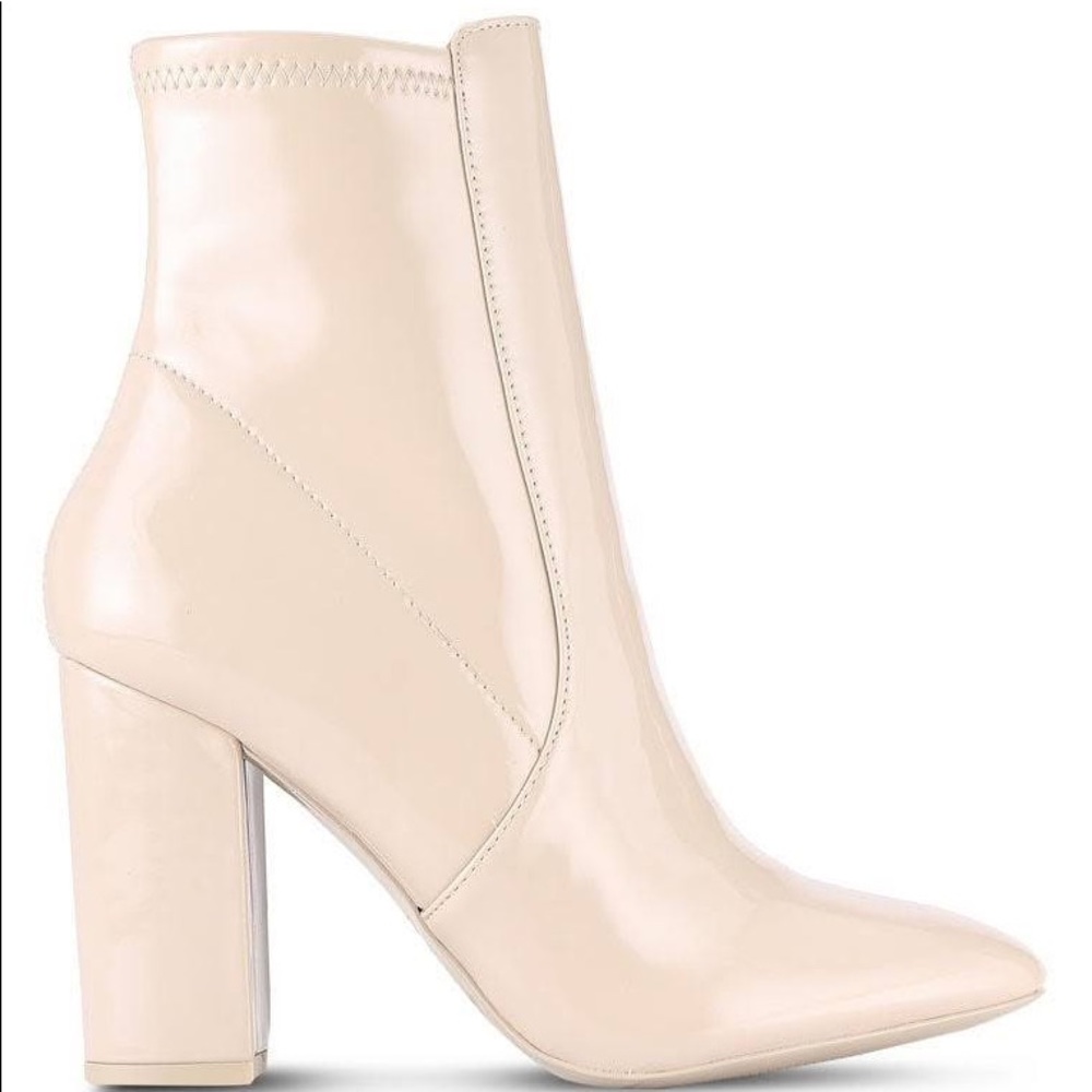 ALDO Aurella Patent Leather Ankle Boots